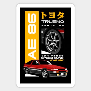 Trueno AE86 JDM Car Magnet